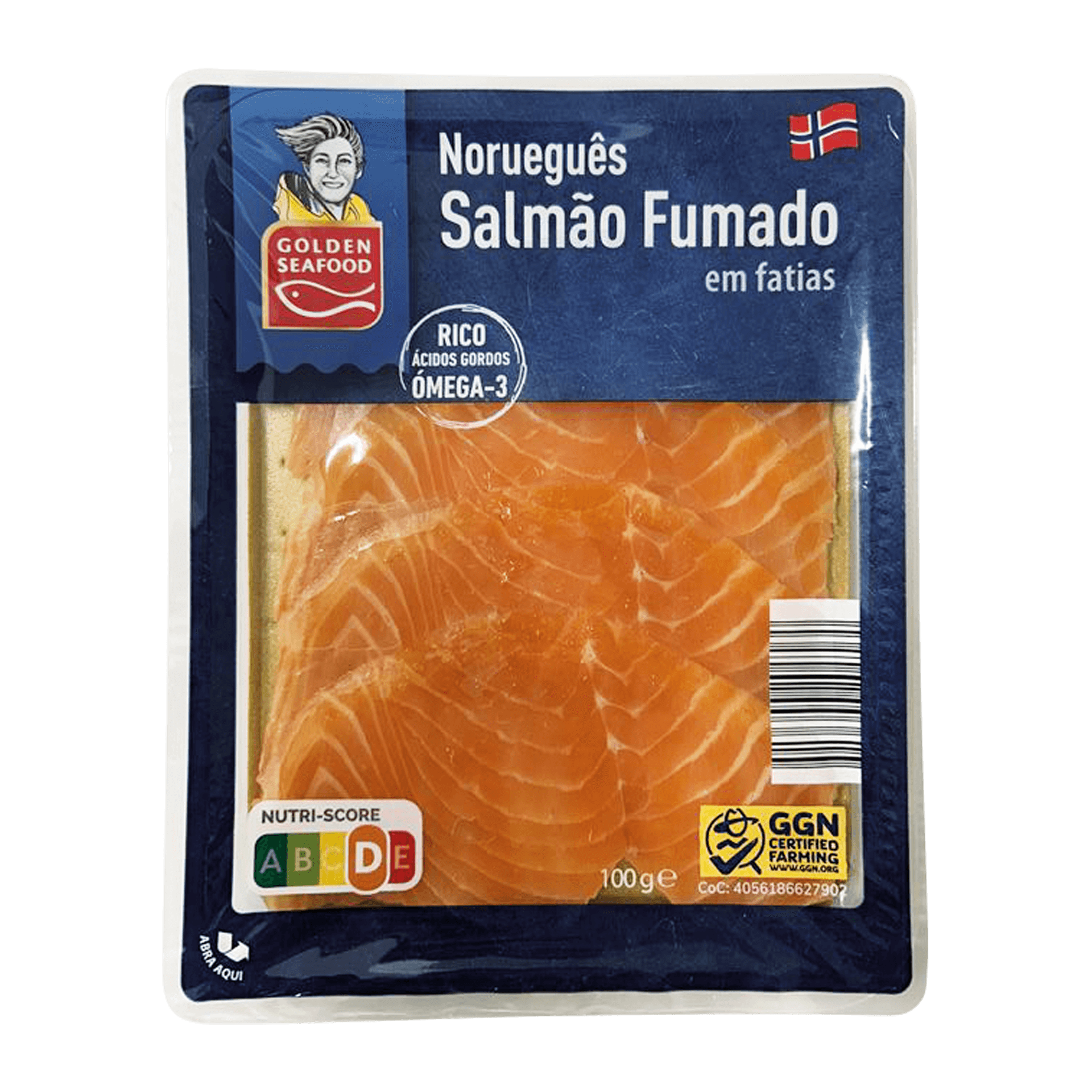 Salmão do Atlântico Fatiado