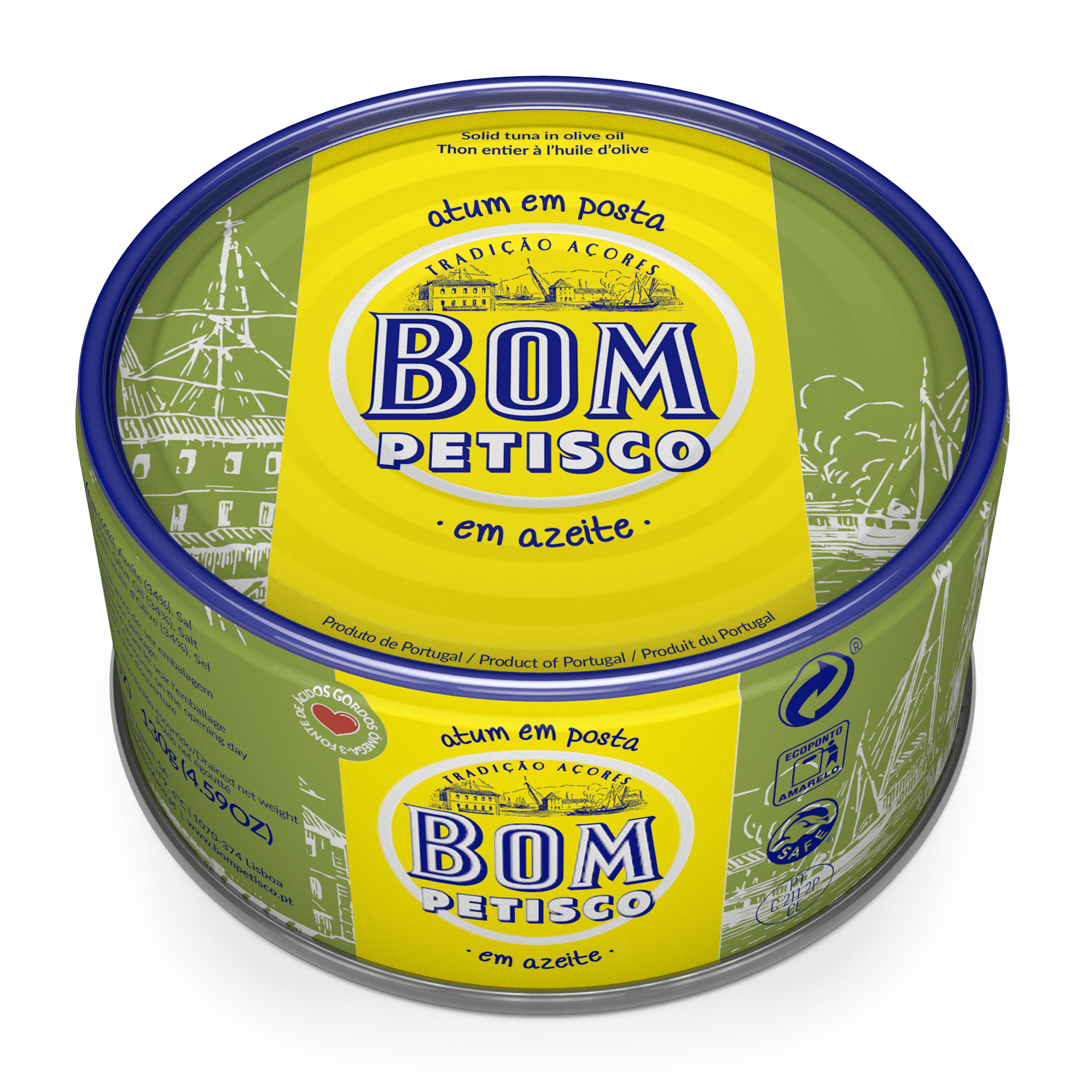 ATUM BOM PETISCO EM AZEITE BIO 120G