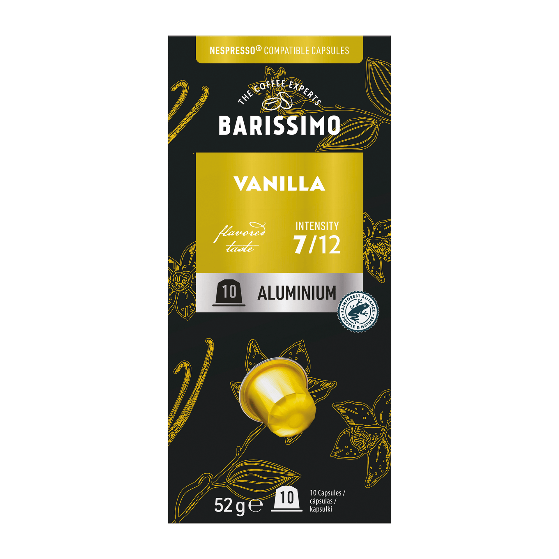 Cápsulas de Café com Baunilha BARISSIMO®